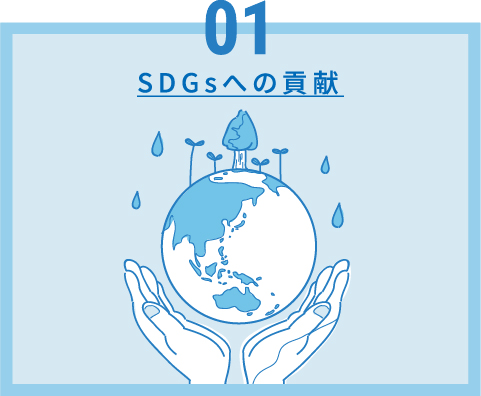 01 SDGsへの貢献